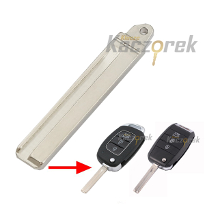 Hyundai 079 - klíč surový - Kia-Hyundai